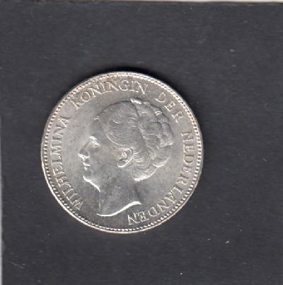 Beschrijving: 1 Gulden WILHELMINA